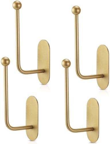 CroBlissful 4 Pcs Adhesive Curtain Holdbacks No Drill Window Hook - Image 6