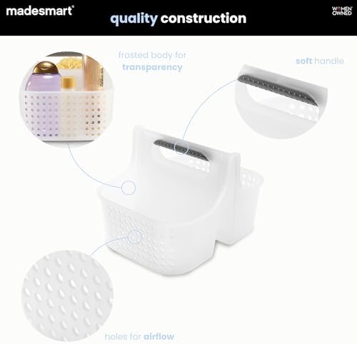 madesmart Shower Tote with Soft Grip Handle - Image 6