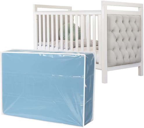 Clear Crib Mattress Protector Storage Bag by LuQiBabe