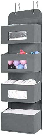 MAX Houser 4-Shelf Over The Door Hanging Organizer - Image 3