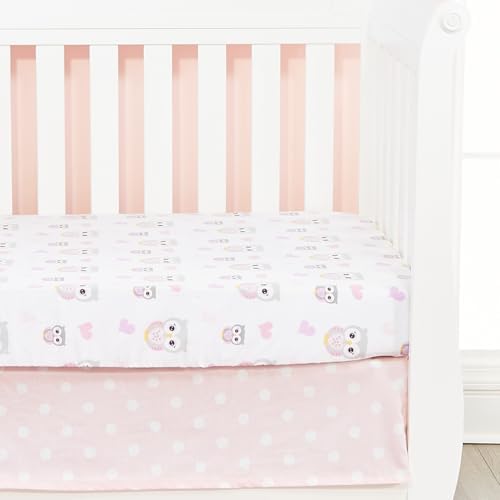 EVERYDAY KIDS 4 Piece Girls Crib Bedding Set - Image 3