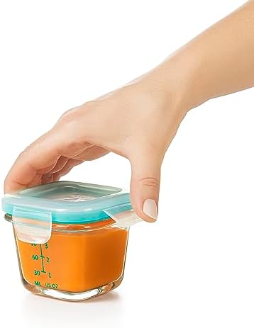 OXO Tot 8pc Glass Baby Block Set - Image 3