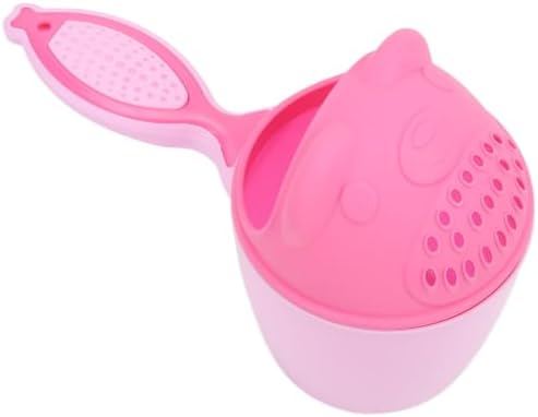 Baby Shampoo Rinse Cup Supply Bath Cup Baptism Handle Flusher Rinser Bear Split by TOPINCN
