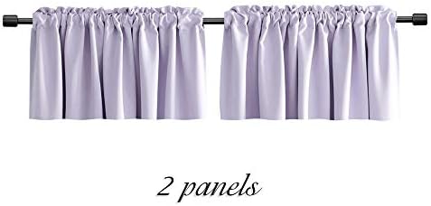 DONREN Lavender Light Purple Valances - Image 6