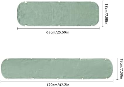 4pcs Rails Protections Cover Thick Cotton Crib Rails Protectors Adjustable - Image 4