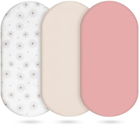Baby Bassinet Sheets Girl Cotton 3 Pack by Unknown