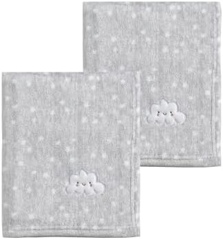 CREVENT 2Pcs 30''X40'' Cute Cozy Fluffy Warm Baby Blankets by CREVENT
