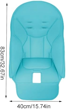 Baby High Chair Cover, PU Leather, Soft Padding, Highchair Seat Cushion - Image 4