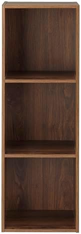 Whitmor 3 Cube Bookcase Storage Organizer, 3 Tier Stackable MDF Bookshelf - Image 3