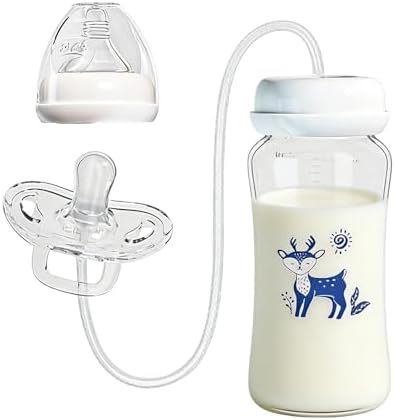 Milk Bottle Silicone Anti-Colic Portable Adjustable by Unknown