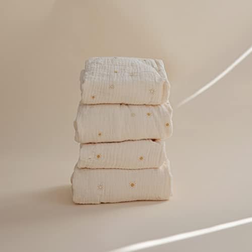 mushie Extra Soft Muslin Fitted Crib Sheet | 192 Thread Count | 28"x 52" - Image 3