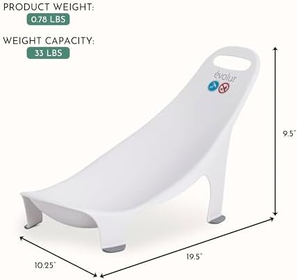 Evolur Supple Baby Bath Hammock – Portable Infant Bath Support - Image 4