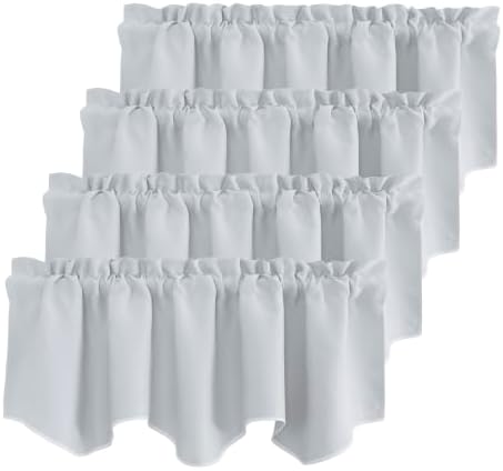 NICETOWN Greyish White Valances by NICETOWN