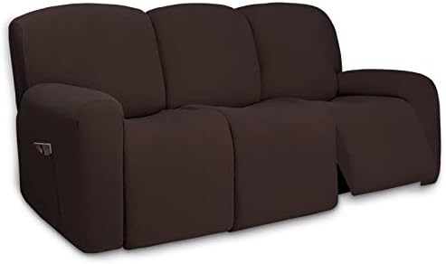 PureFit Super Stretch 3 Seats Recliner Sofa Couch Cover by PureFit