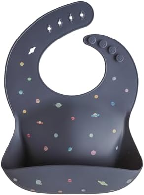 mushie Silicone Baby Bib | Adjustable Fit Waterproof Bibs by mushie