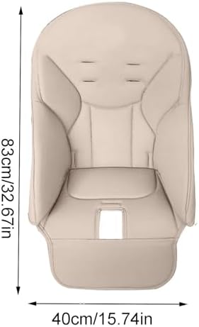 Baby High Chair Cover, PU Leather, Soft Padding, Highchair Seat Cushion - Image 4