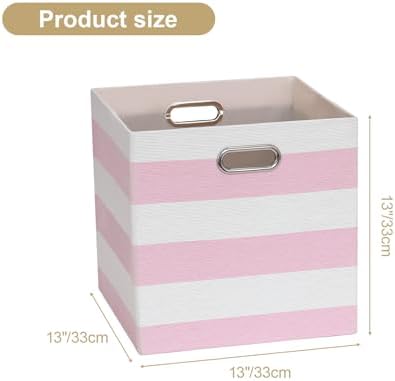 Posprica Storage Bins Storage Cubes, 13×13 Collapsible Storage Boxes Containers - Image 2