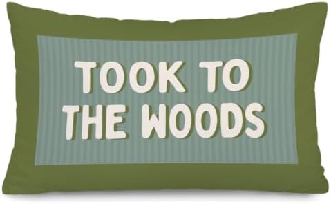 Boys Room Adventure Took to the Woods 12x20 Pillow Cover by Unknown