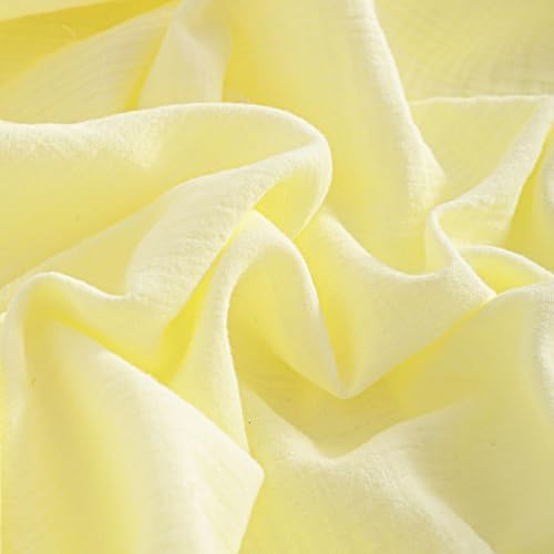 NTBAY 2 Pack Muslin Cotton Crib Sheets, Soft and Breathable Double Layer 28x52 - Image 3