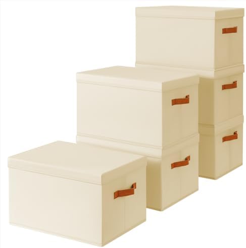 Homsorout Storage Bins with Lids by Homsorout