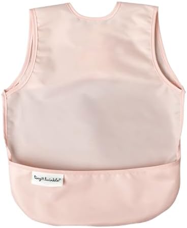 Tiny Twinkle Mess Proof Baby Bibs | 2 Pack Waterproof Toddler Bib - Image 4