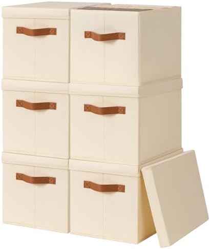 Homsorout Storage Bins with Lids by Homsorout