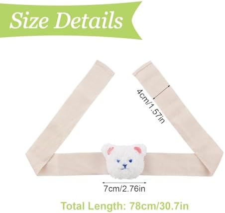 Cute Cartoon Animal Curtain Tiebacks 4Pcs Drape Rope Holdbacks - Image 2