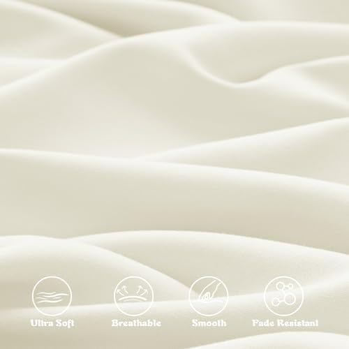 KKJIAF 3 Piece Beige Toddler Sheet Set - Image 7
