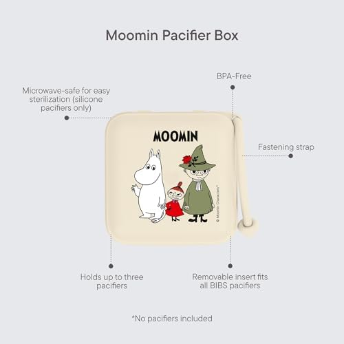 Moomin x BIBS Pacifier Box, Sterilizer Case, Clean & Travel-Friendly - Image 3