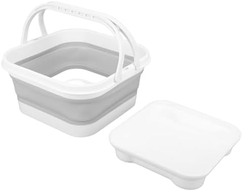 Yunseity Folding Baby Bath Toy Basket, Foldable Bath Toy Organizer Cute - Image 2