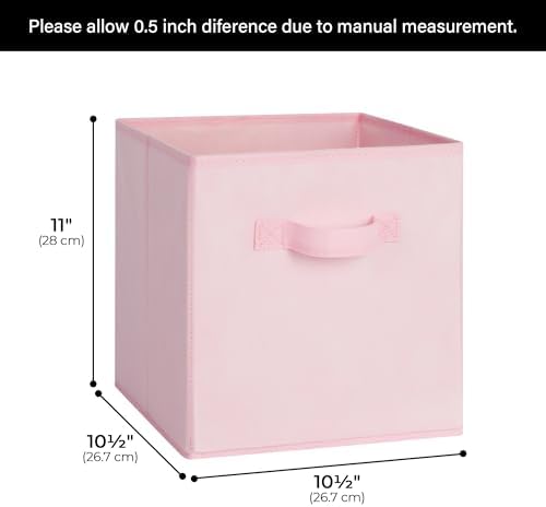 Cupic Cupid 6-Pack 11x11 Storage Cubes, Cube Storage Organizer - Image 4