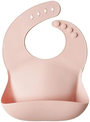 mushie Silicone Baby Bib | Adjustable Fit Waterproof Bibs by mushie