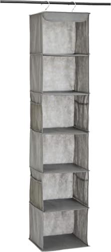 Amazon Basics 6-Tier Hanging Closet Shelf Organizer by AmazonBasics