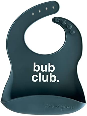 Denver James Silicone Feeding Bibs | Dishwasher Safe. Waterproof. Adjustable. by DenverJames