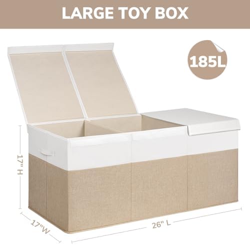 INDRESSME 185L Extra Large Toy Storage Box - Image 2