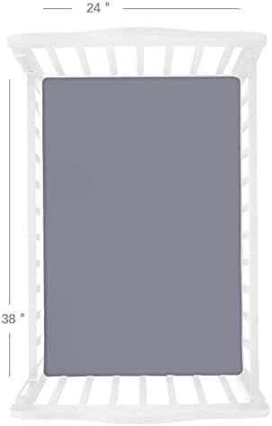 4-Pack Fitted Mini Crib Sheets for Boys and Girls - Image 3