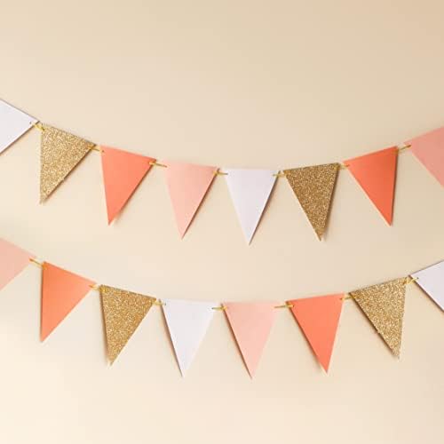 Fonder Mols 10-feet Vintage Flags of Paper Pennant Banner, Triangle Flags - Image 5