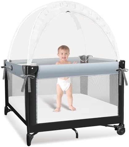 Crib Tent to Keep Baby from Climbing Out by Unknown