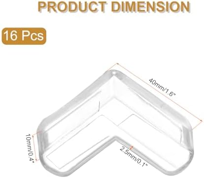 uxcell Corner Protectors, Furniture Corner Guard and Edges Safety Bumpers - Image 2