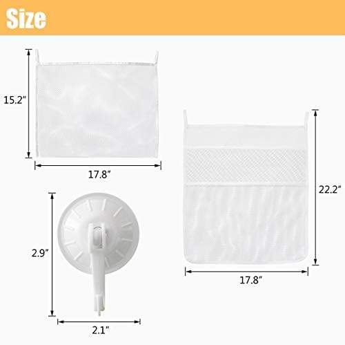 TTSAM Bath Toy Organizer Mesh Storage Organizer Baby Shower Toys Bathtub Net - Image 6