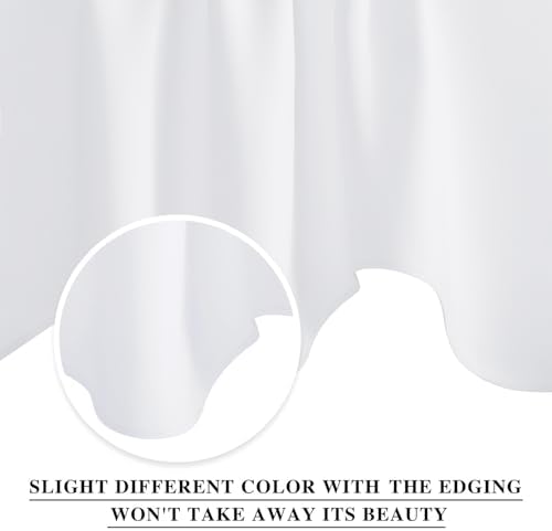 NICETOWN Curtain Valances for Shower Windows - Image 4