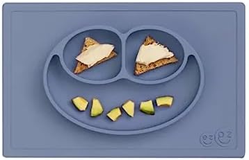 ezpz Happy Mat - 24 Months+ - 100% Silicone Suction Plate - Divided Toddler - Image 2