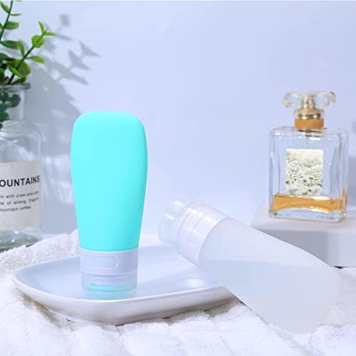 2 Pcs Silicone Travel Bottles, 2oz Leak Proof Refillable Squeeze Containers - Image 5