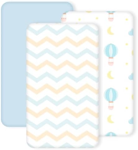 3 Pack Stretchy Bassinet Sheets by Haleeone
