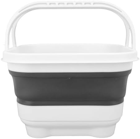 Yunseity Folding Baby Bath Toy Basket, Foldable Bath Toy Organizer Cute - Image 4