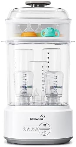 Grownsy Compact Baby Bottle Sterilizer and Dryer by GROWNSY