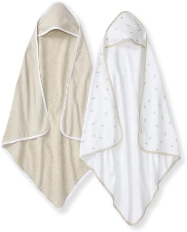 Burt's Bees Baby Infant Hooded Towels, Unisex Bath Essentials by BurtsBeesBaby