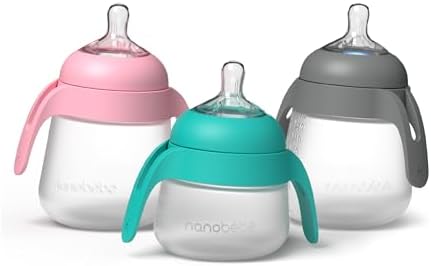 Nanobebe Flexy Bottle Handles, Easy-Grip Ergonomic Handles, Transitional Sippy - Image 6