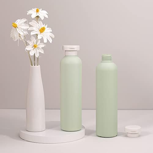 13.5oz Squeeze Bottles with Flip Cap, Refillable Plastic Travel Bottles - Image 4
