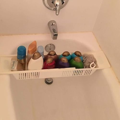 Adjustable Bathtub Toy Organizer, Partitioned Storage Basket - Image 7